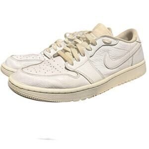 Nike Air Jordan 1 Low Golf White Leather DD9315-101 Men's Size 10.5 US Sneakers